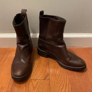 Cole Haan Brown Leather Waterproof Women’s Boots, Size 7.5